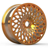 Gold Yellow Color SUV Wheel 17 18 Inch 5 Holes 6X139.7 Wheel Car Rims for Toyota